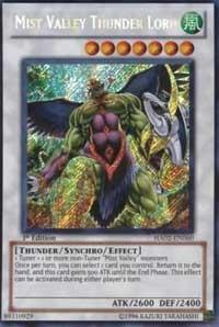 Mist Valley Thunder Lord - Hidden Arsenal 2 (HA02) #HA02-EN060 - Secret Rare YuGiOh Trading Card