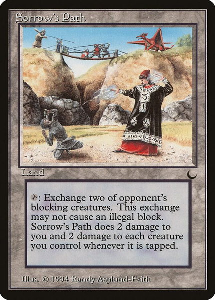 Sorrow's Path - The Dark Magic: The Gathering trading card