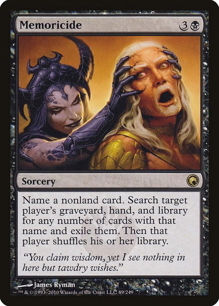 Memoricide - Scars of Mirrodin Magic: The Gathering trading card