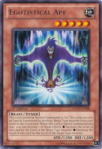 Egotistical Ape - Duelist Revolution (DREV) #DREV-EN008 - Rare YuGiOh Trading Card