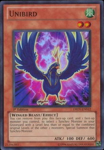 Unibird - Duelist Revolution (DREV) #DREV-EN012 - Super Rare YuGiOh Trading Card
