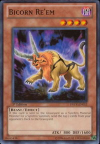 Bicorn Re'em - Duelist Revolution (DREV) #DREV-EN013 - Common / Short Print YuGiOh Trading Card