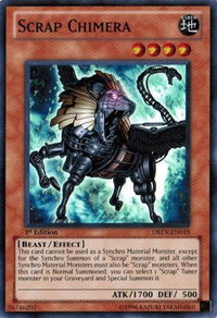 Scrap Chimera - Duelist Revolution (DREV) #DREV-EN019 - Super Rare YuGiOh Trading Card