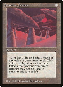 Standing Stones - The Dark (DRK) #null - Uncommon Magic: The Gathering Trading Card