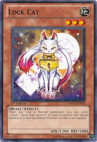 Lock Cat - Duelist Revolution (DREV) #DREV-EN033 - Common / Short Print YuGiOh Trading Card