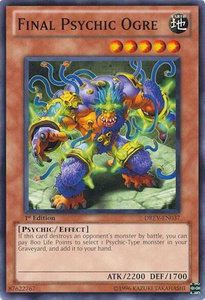 Final Psychic Ogre - Duelist Revolution (DREV) #DREV-EN037 - Common / Short Print YuGiOh Trading Card