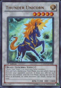 Thunder Unicorn - Duelist Revolution (DREV) #DREV-EN040 - Ultra Rare YuGiOh Trading Card