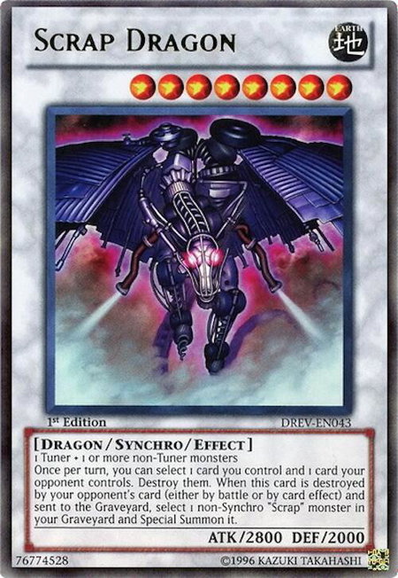 Scrap Dragon - Duelist Revolution YuGiOh trading card