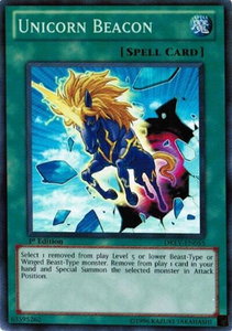 Unicorn Beacon - Duelist Revolution (DREV) #DREV-EN055 - Super Rare YuGiOh Trading Card