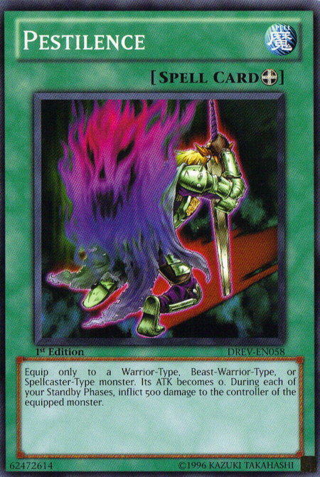 Pestilence - Duelist Revolution YuGiOh trading card
