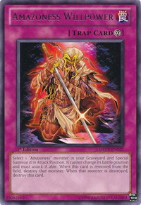 Amazoness Willpower - Duelist Revolution (DREV) #DREV-EN072 - Rare YuGiOh Trading Card
