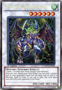Psychic Nightmare - Duelist Revolution (DREV) #DREV-EN085 - Secret Rare YuGiOh Trading Card