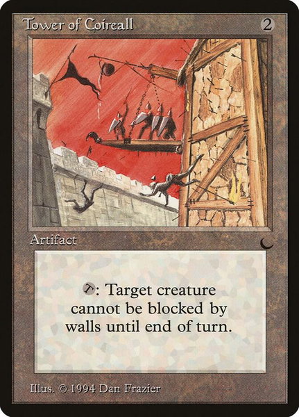 Tower of Coireall trading card from The Dark Tower of Coireall - The Dark Magic: The Gathering trading card