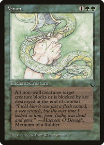 Venom - The Dark (DRK) #90 - Common Magic: The Gathering Trading Card
