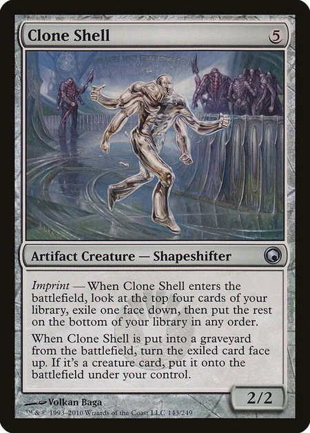 Clone Shell - Scars of Mirrodin Magic: The Gathering trading card