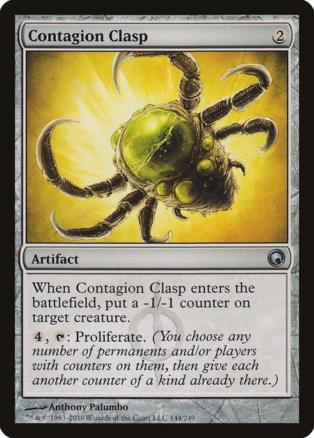 Contagion Clasp - Scars of Mirrodin Magic: The Gathering trading card