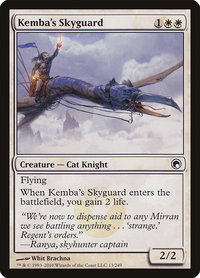 Kemba's Skyguard - Scars of Mirrodin (SOM) #13 - Common Magic: The Gathering Trading Card