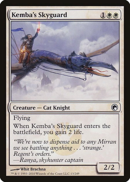 Kemba's Skyguard - Scars of Mirrodin Magic: The Gathering trading card
