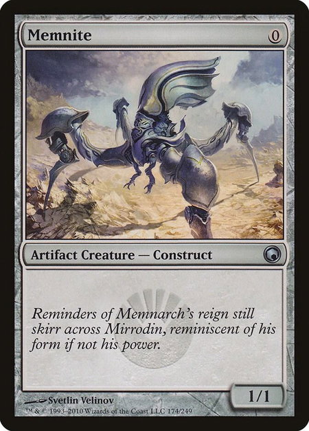 Memnite - Scars of Mirrodin Magic: The Gathering trading card