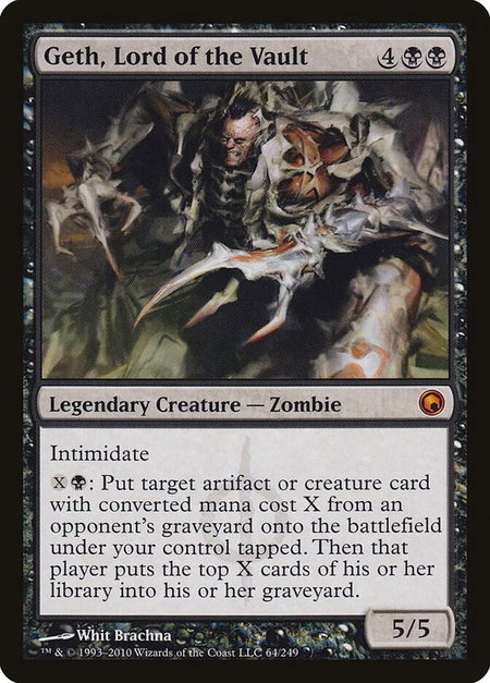 Geth, Lord of the Vault - Scars of Mirrodin Magic: The Gathering trading card