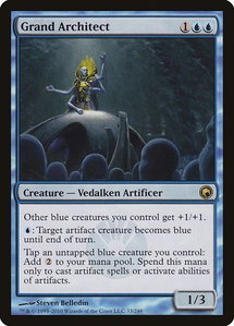 Grand Architect - Scars of Mirrodin (SOM) #33 - Rare Magic: The Gathering Trading Card