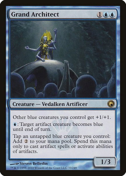 Grand Architect - Scars of Mirrodin Magic: The Gathering trading card