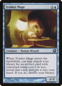 Trinket Mage - Scars of Mirrodin (SOM) #48 - Uncommon Magic: The Gathering Trading Card