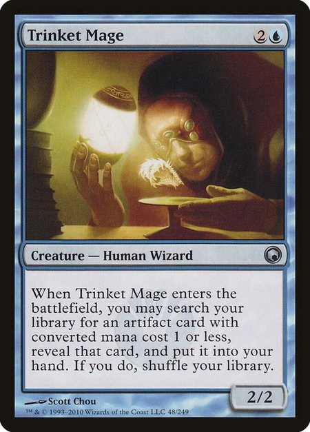 Trinket Mage - Scars of Mirrodin Magic: The Gathering trading card