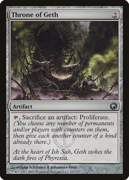 Throne of Geth - Scars of Mirrodin Magic: The Gathering trading card
