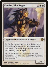Kemba, Kha Regent - Scars of Mirrodin (SOM) #12 - Rare Magic: The Gathering Trading Card