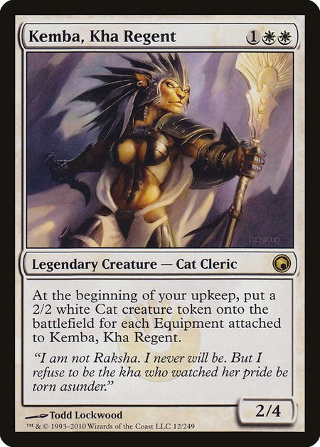 Kemba, Kha Regent - Scars of Mirrodin Magic: The Gathering trading card