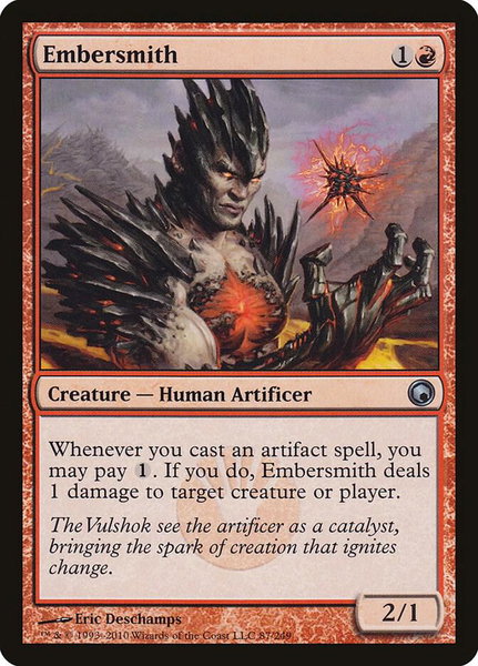Embersmith - Scars of Mirrodin Magic: The Gathering trading card