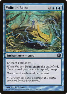 Volition Reins - Scars of Mirrodin (SOM) #53 - Uncommon Magic: The Gathering Trading Card