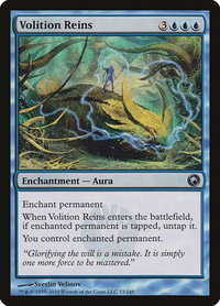 Volition Reins - Scars of Mirrodin (SOM) #53 - Uncommon Magic: The Gathering Trading Card