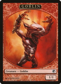 Goblin Token - Scars of Mirrodin (SOM) #3 - Token Magic: The Gathering Trading Card