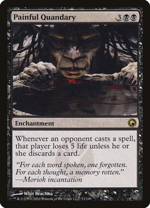 Painful Quandary - Scars of Mirrodin (SOM) #73 - Rare Magic: The Gathering Trading Card