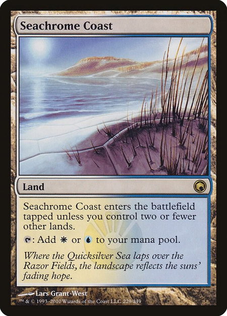 Seachrome Coast - Scars of Mirrodin Magic: The Gathering trading card