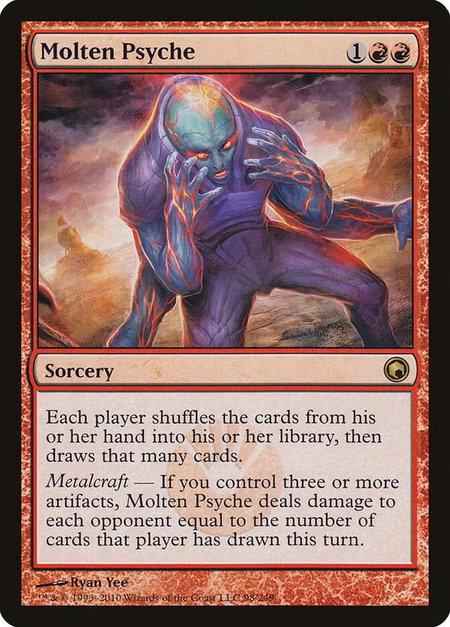 Molten Psyche - Scars of Mirrodin Magic: The Gathering trading card