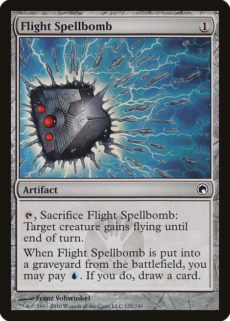 Flight Spellbomb - Scars of Mirrodin Magic: The Gathering trading card