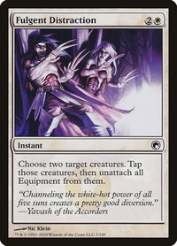 Fulgent Distraction - Scars of Mirrodin (SOM) #7 - Common Magic: The Gathering Trading Card
