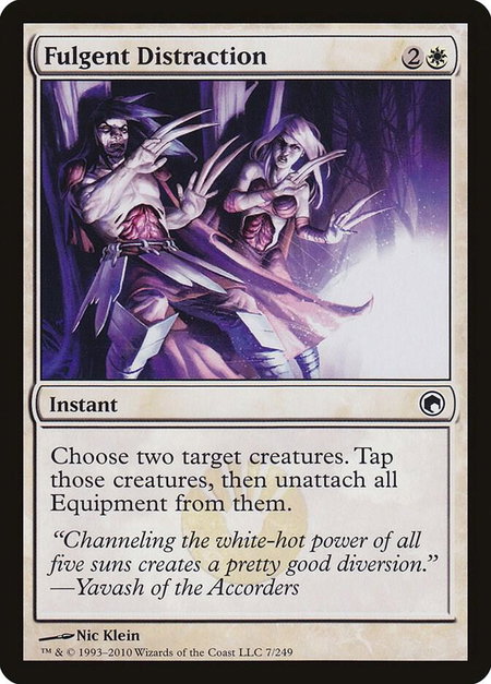 Fulgent Distraction - Scars of Mirrodin Magic: The Gathering trading card
