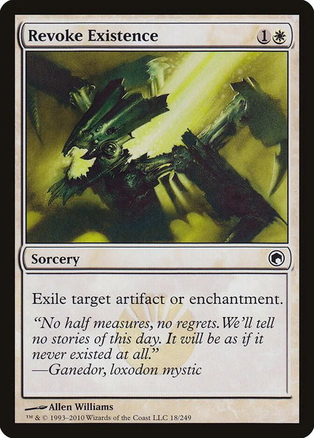 Revoke Existence - Scars of Mirrodin Magic: The Gathering trading card