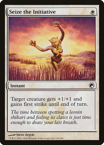 Seize the Initiative - Scars of Mirrodin (SOM) #20 - Common Magic: The Gathering Trading Card