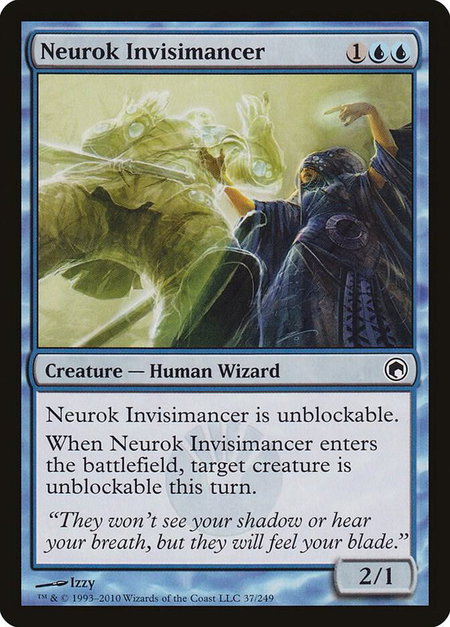 Neurok Invisimancer - Scars of Mirrodin Magic: The Gathering trading card