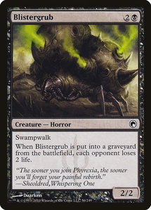 Blistergrub - Scars of Mirrodin (SOM) #56 - Common Magic: The Gathering Trading Card