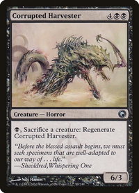 Corrupted Harvester - Scars of Mirrodin (SOM) #59 - Uncommon Magic: The Gathering Trading Card