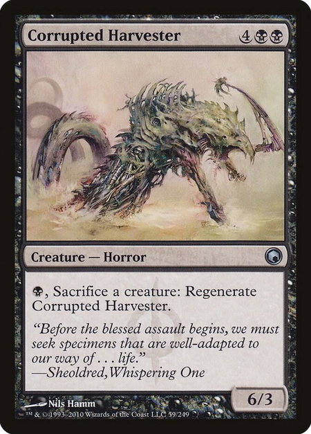 Corrupted Harvester - Scars of Mirrodin Magic: The Gathering trading card