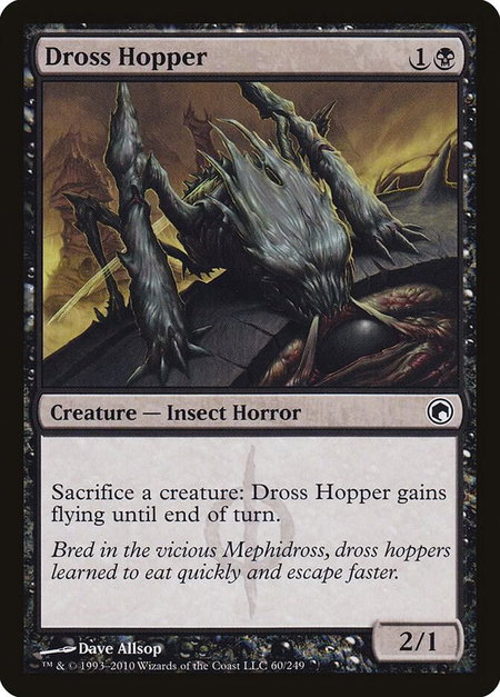 Dross Hopper - Scars of Mirrodin Magic: The Gathering trading card