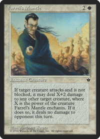 Farrel's Mantle - Fallen Empires (FEM) #2 - Uncommon Magic: The Gathering Trading Card