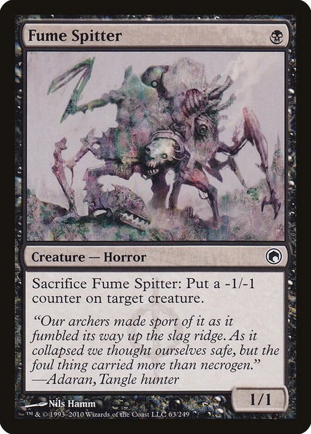 Fume Spitter - Scars of Mirrodin Magic: The Gathering trading card